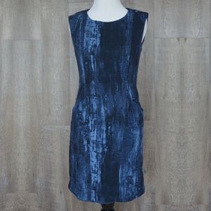 Michael Kohr's Blue Woven Dress Sz 2P